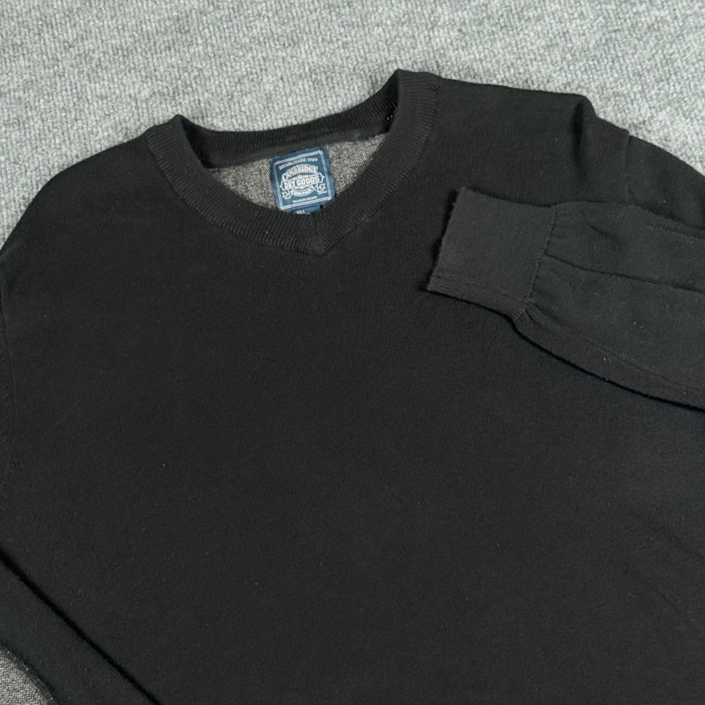Cambridge Professor Sweater Elbow Patch V Neck Large Acadamia Classic Dad Preppy